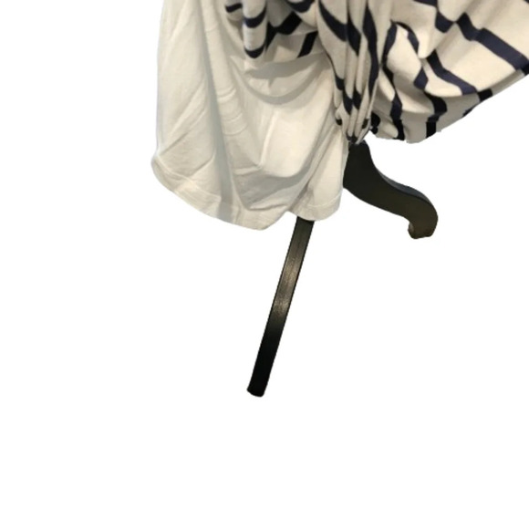 Banana Republic Black and white Striped Knit Dress with rushed side - Picture 5 of 8